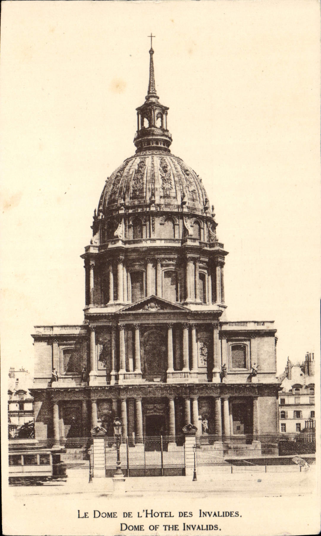 Dôme de l'Hôtel des Invalides — Paris — éditeur inconnu, n° de série non visible