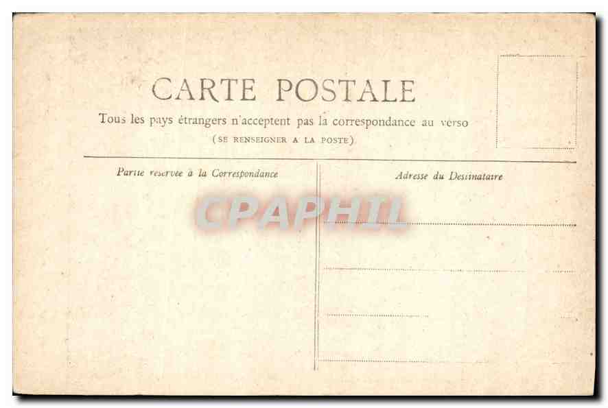 CPA Paris Les Invalides  — Rückseite