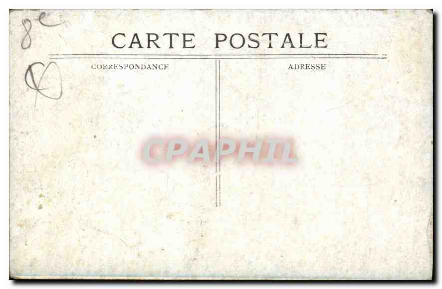 CPA Paris De La Madeleine  — Rückseite