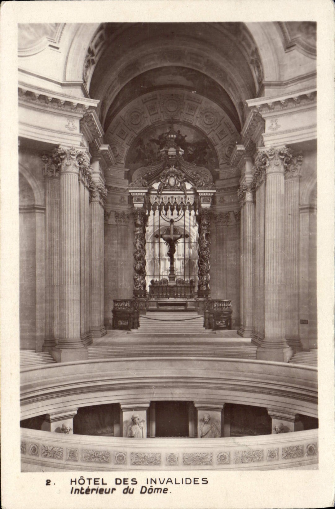 CPA Hotel des Invalides Interieur du Dome 