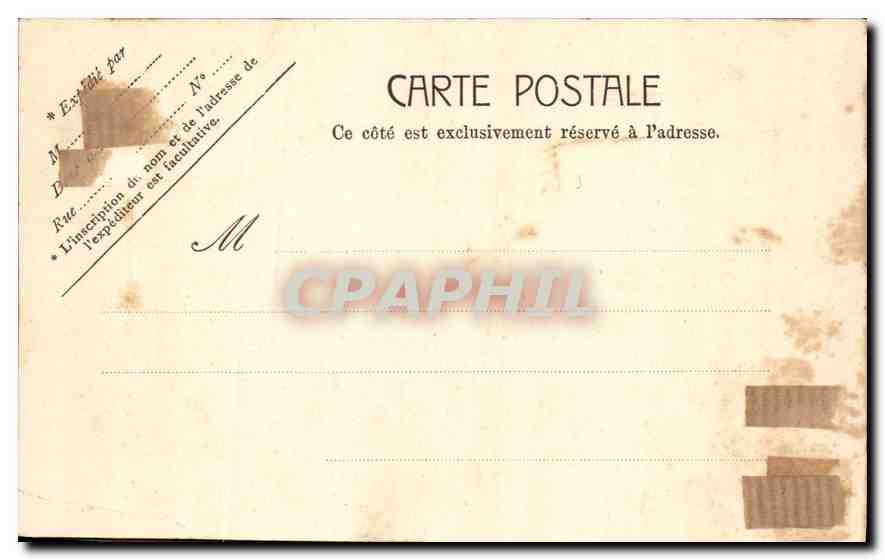CPA Paris Dome des Invalides  — Verso