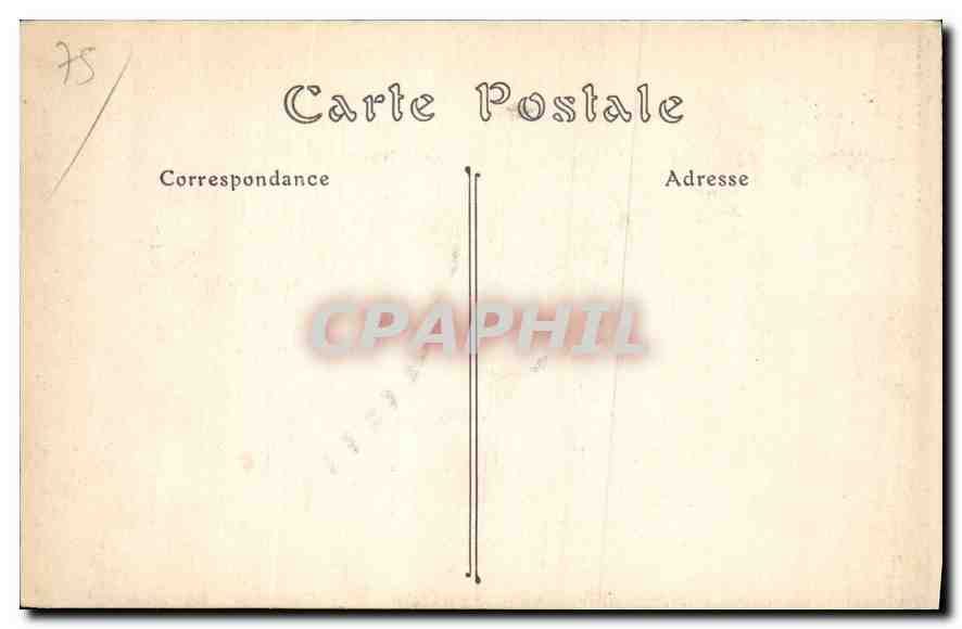 CPA Paris Le Dome de l'Hotel des Invalides  — Rückseite