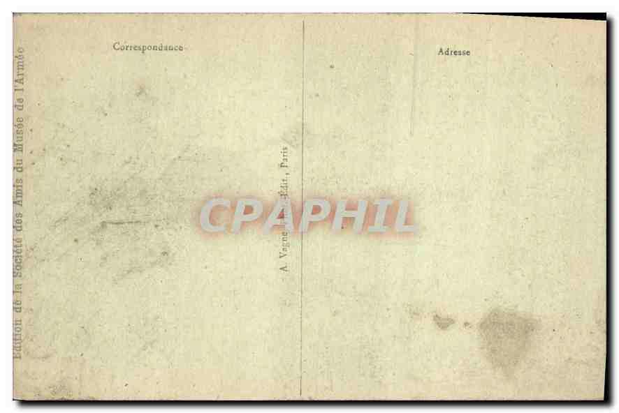 CPA Paris Hotel des Invalides Tombeau de Napoleon  — Rückseite