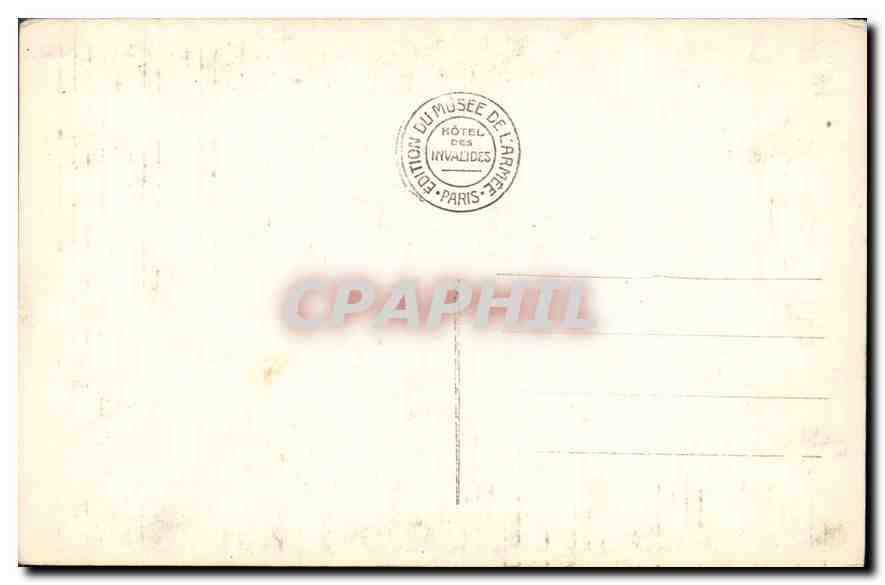 CPA Hotel des Invalides Le Dome  — Verso