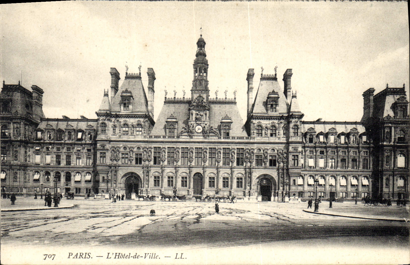 CPA Paris L'Hotel de Ville 