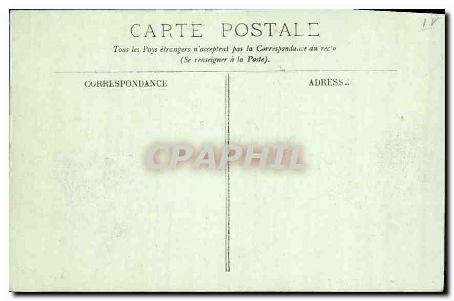 CPA Paris L'Hotel de Ville  — Rückseite