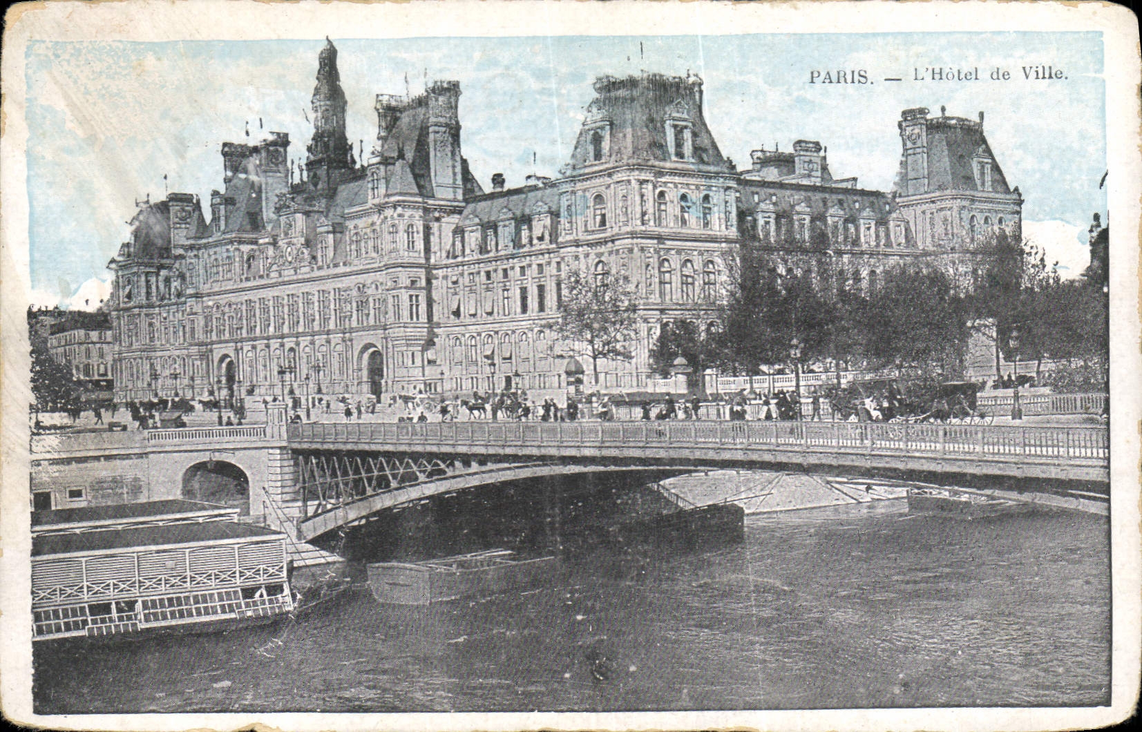CPA Paris L'Hotel de Ville 