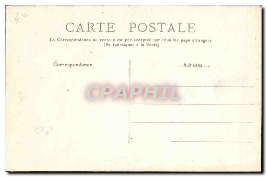 CPA Tout Paris Hotel de Ville  — Rückseite