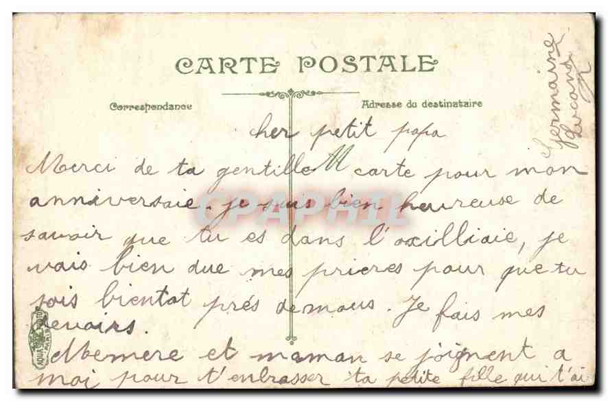 CPA Paris L'Hotel de Ville  — Rückseite