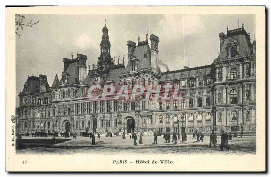 CPA Paris Hotel de Ville 