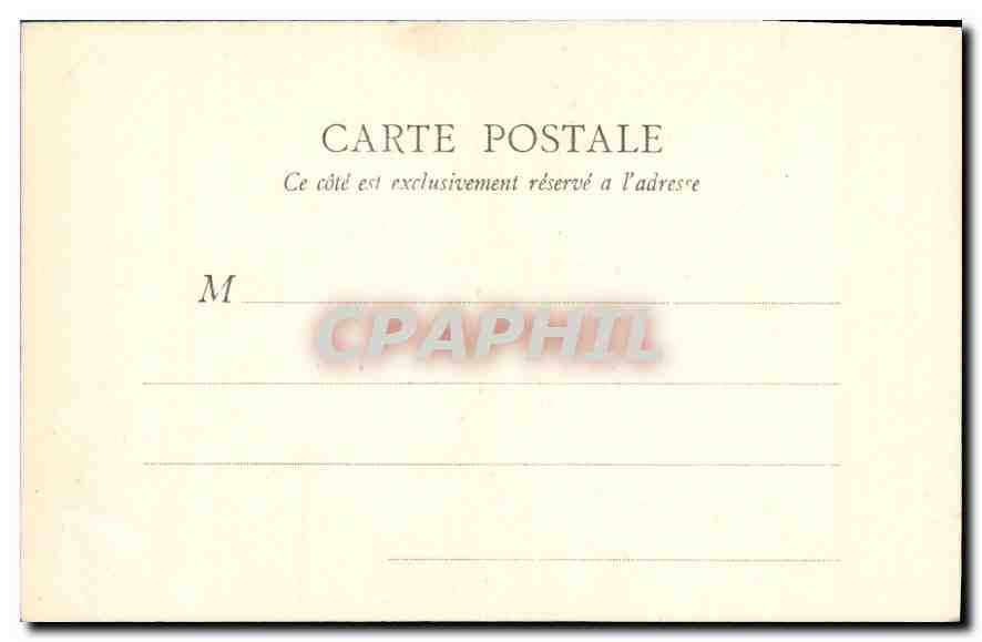 CPA Paris Hotel de Ville  — Rückseite