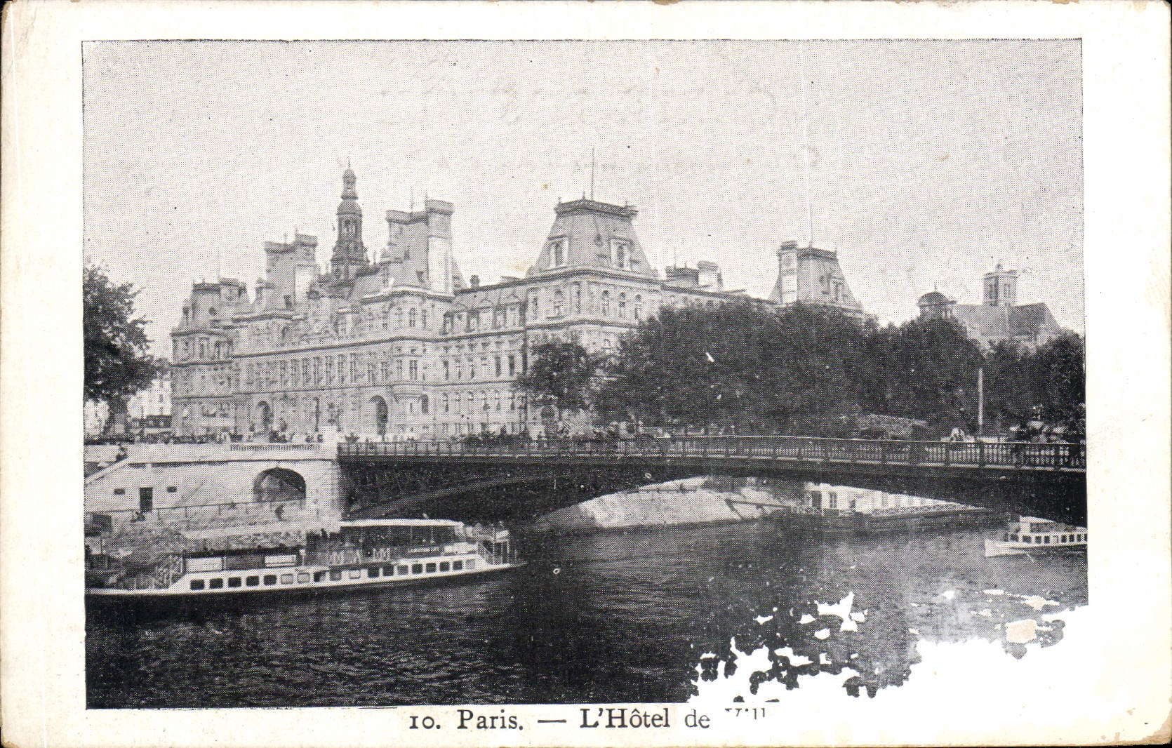 CPA Paris L'Hotel de Ville 
