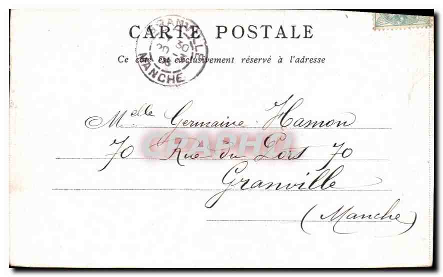 CPA Hotel de Ville Paris  — Rückseite