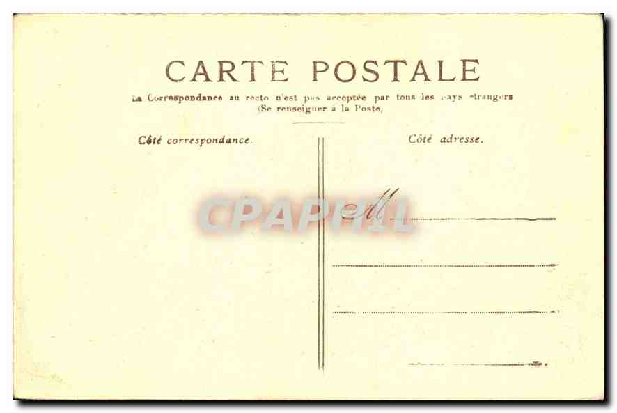 CPA Paris Le Palais du Trocadero  — Verso
