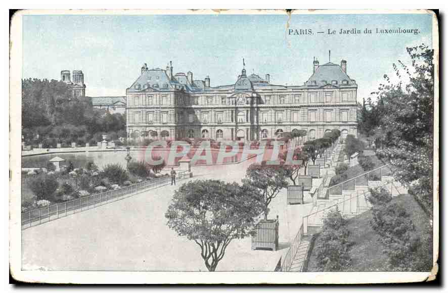 CPA Paris Le Jardin du Luxembourg 