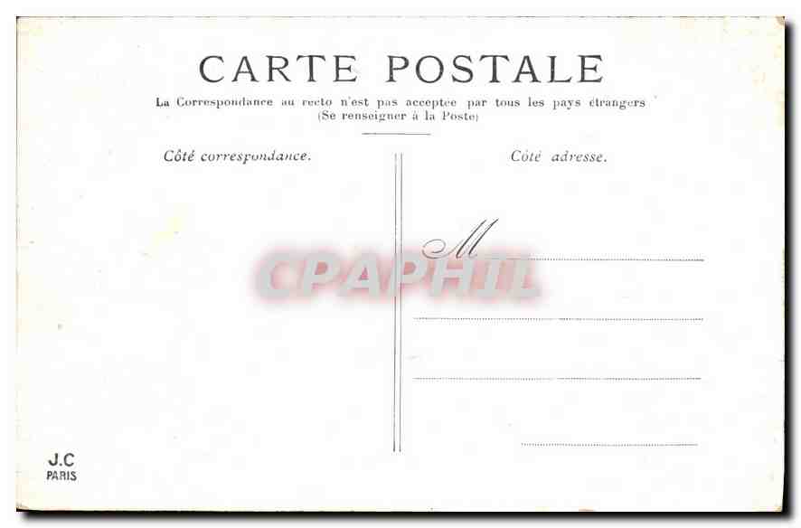 CPA Paris La Place du Palais Royal  — Rückseite