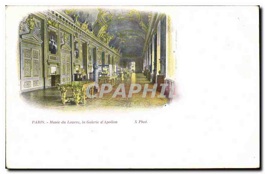 CPA Paris Musee du Louvre la Galerie d'Apollon 