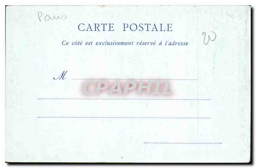 CPA Paris Musee du Louvre la Galerie d'Apollon  — Rückseite
