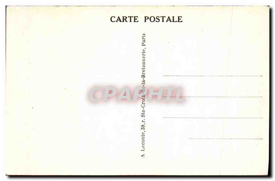 CPA Paris Vue sur le Louvre et le Carrousel  — Rückseite