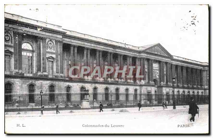 CPA Paris Colonnades du Louvre 