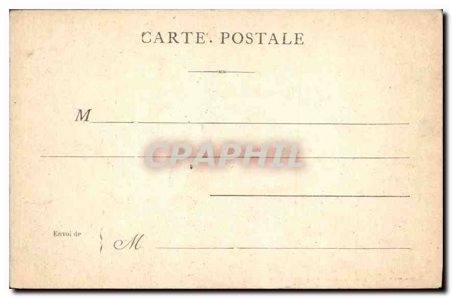 CPA Paris La Chambre des Deputes  — Rückseite