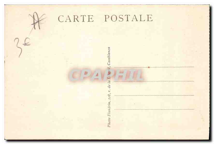 CPA Col de Touahar pres de Taza  — Rückseite
