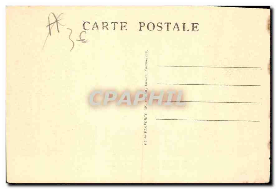CPA Atlas Marocain Vallee du Gounafa  — Rückseite
