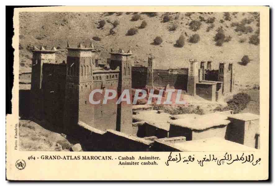 Grand-Atlas Marocain — Casbah d'Animitier — Photo Flandrin, n°464