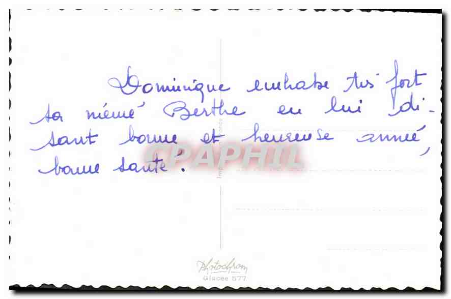 CPA Bonne Annee Enfant — Rückseite