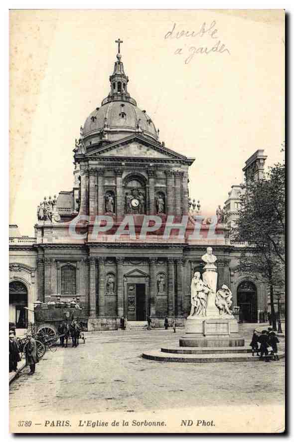 CPA Paris L'Eglise de la Sorbonne 