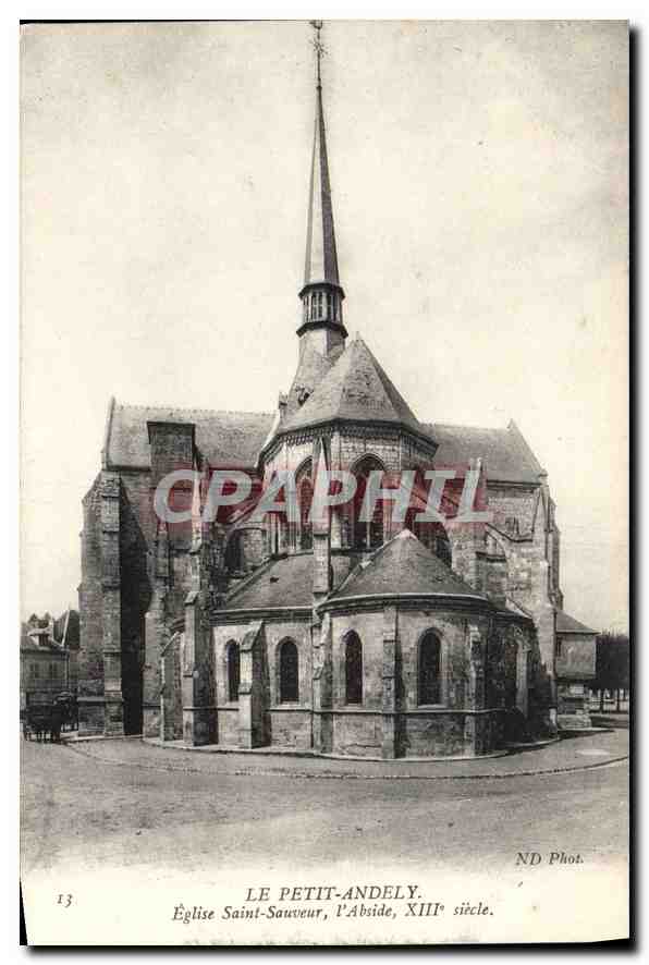 Le Petit-Andely — Église Saint-Sauveur, l'Abside, XIIIe siècle — ND Phot.