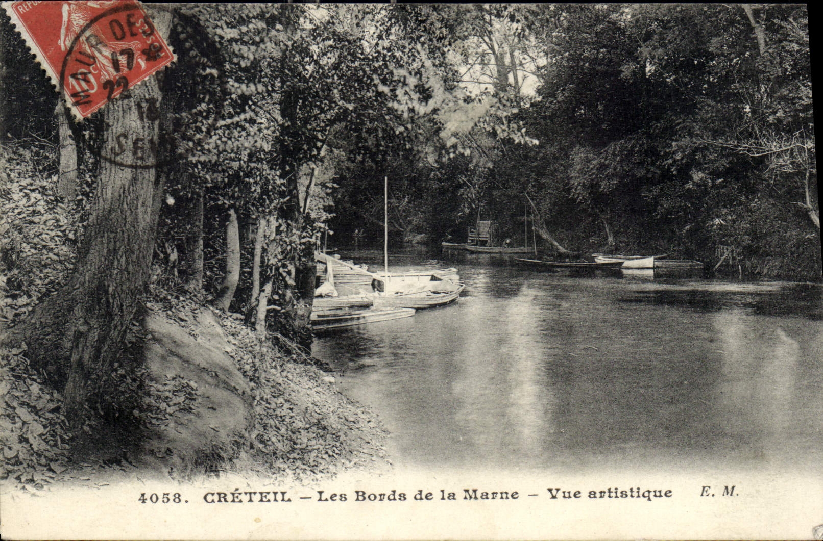 CPA Creteil Les Bords de la Marne Vue artistique 