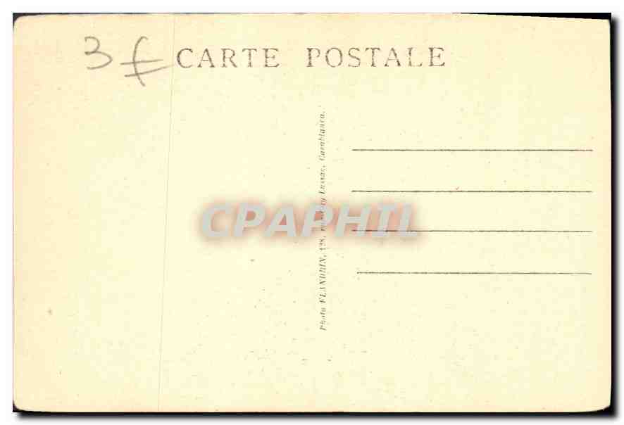 CPA Fez Interieur de mosquee  — Rückseite