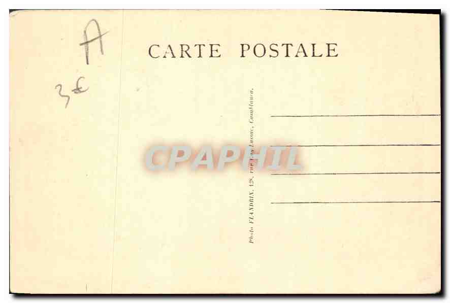 CPA Volubilis Maroc Ard de Triomphe de Caracalla  — Rückseite