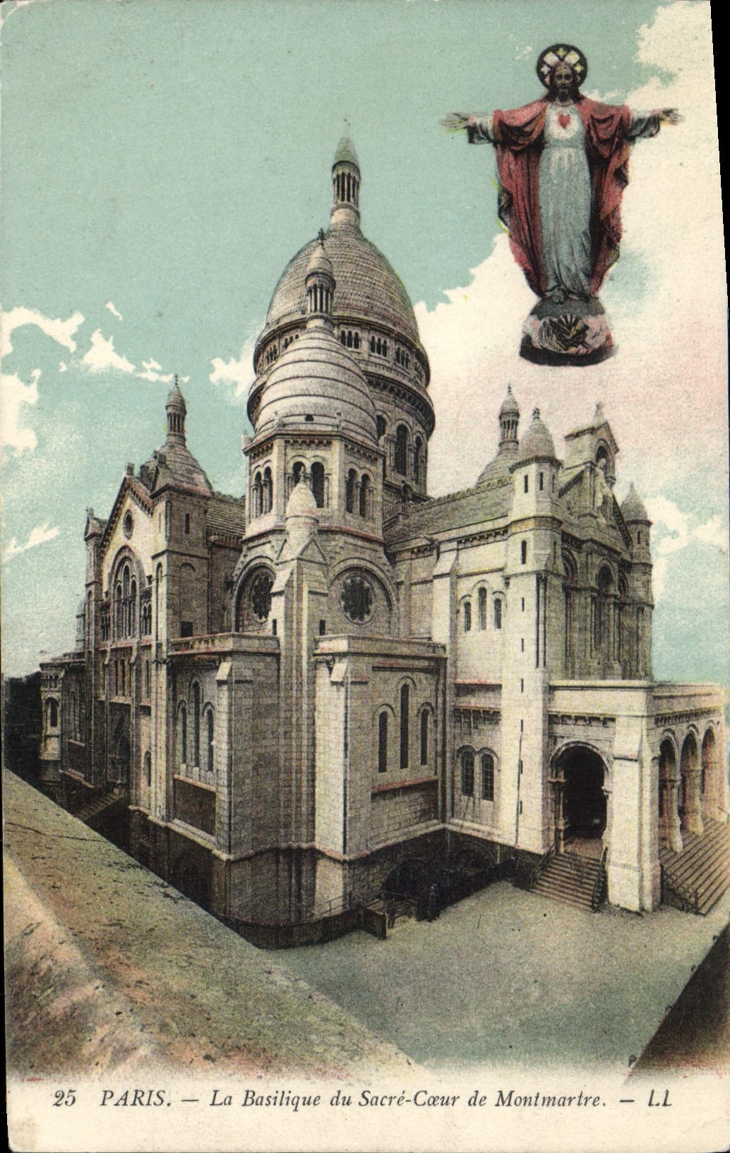 CPA Paris La Basilique du Sacre Coeur de Montmartre 