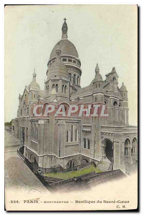 CPA Paris Montmartre Basilique du Sacre Coeur 