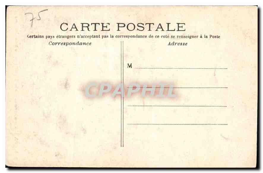 CPA Paris Montmartre Basilique du Sacre Coeur  — Rückseite