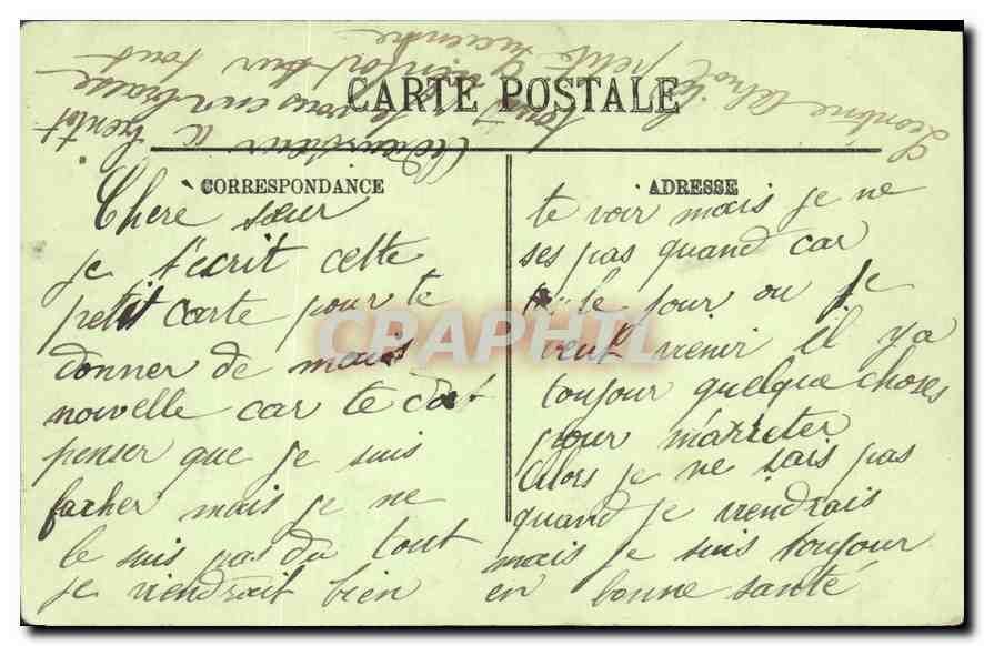 CPA Paris Le Sacre Coeur  — Rückseite