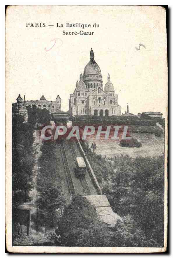 CPA Paris La Basilique du Sacre Coeur 