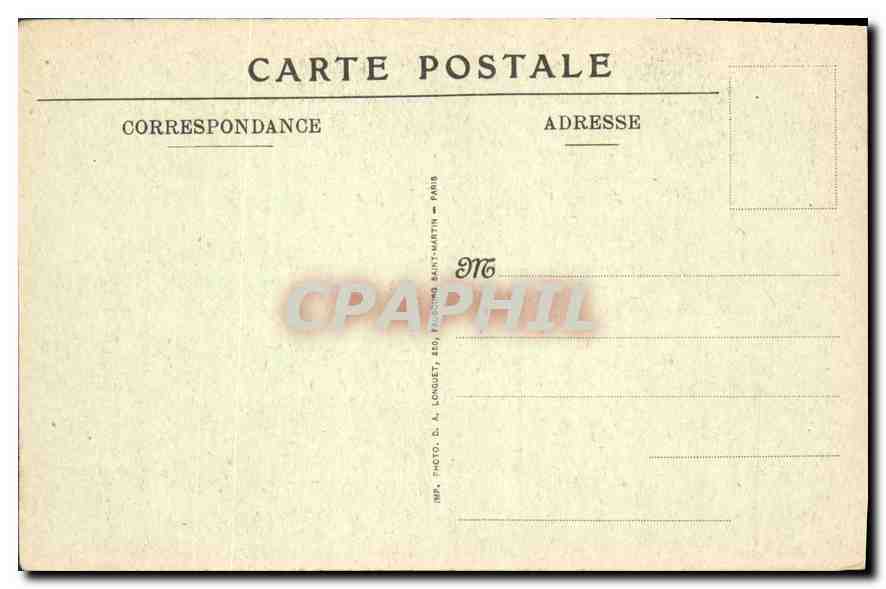 CPA Basilique du Sacre Coeur de Montmartre  — Rückseite