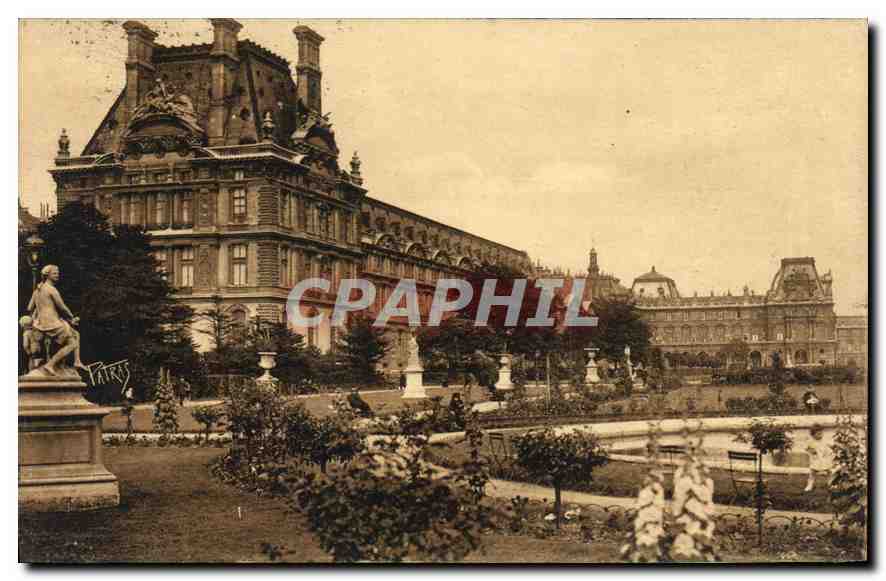 CPA Paris Les Tuileries Aile Nord 