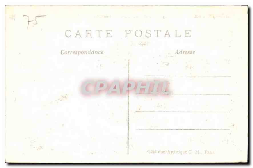 CPA Paris Le Grand Palais des Champs Elysees  — Rückseite