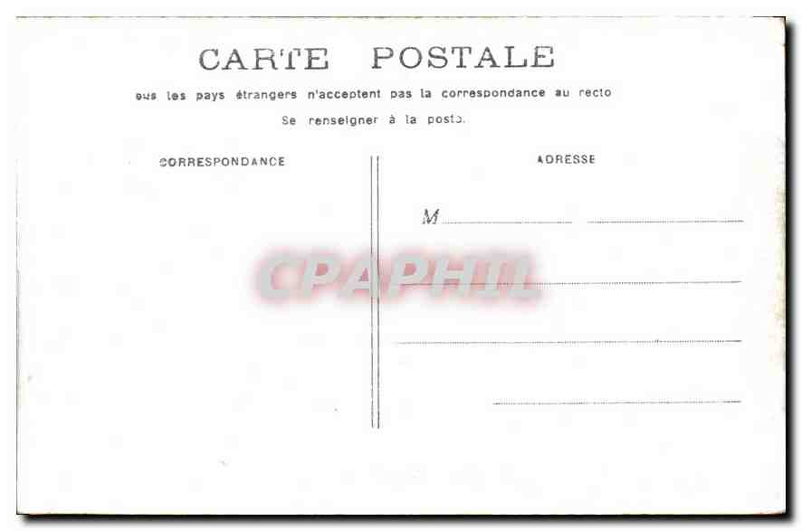 CPA Paris Le Grand Palais  — Rückseite