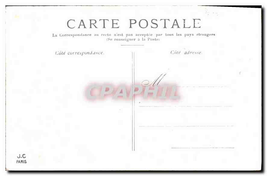 CPA Paris Le Grand Palais Champs Elysees  — Rückseite