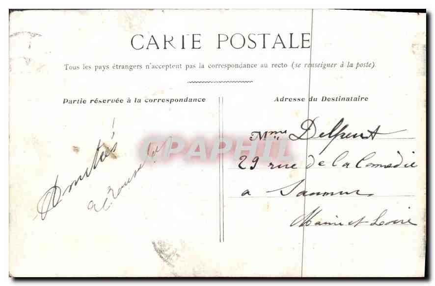 CPA Paris Le Grand Palais  — Rückseite
