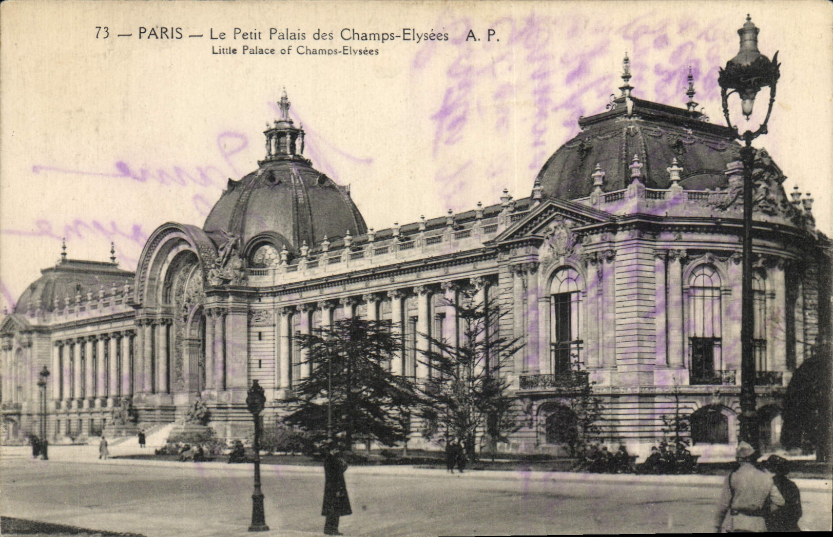 CPA Paris Le Petit Palais des Champs Elysees 