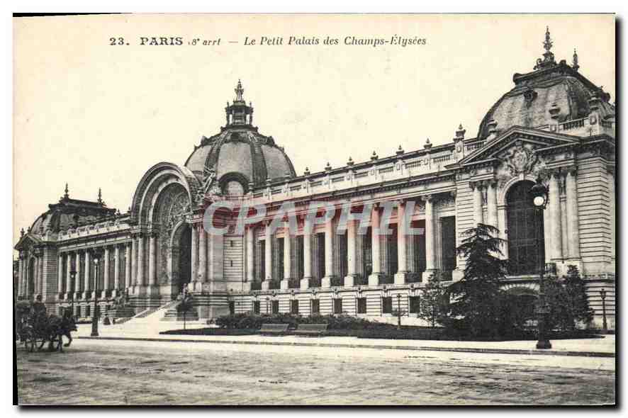CPA Paris Le Petit Palais des Champs Elysees 