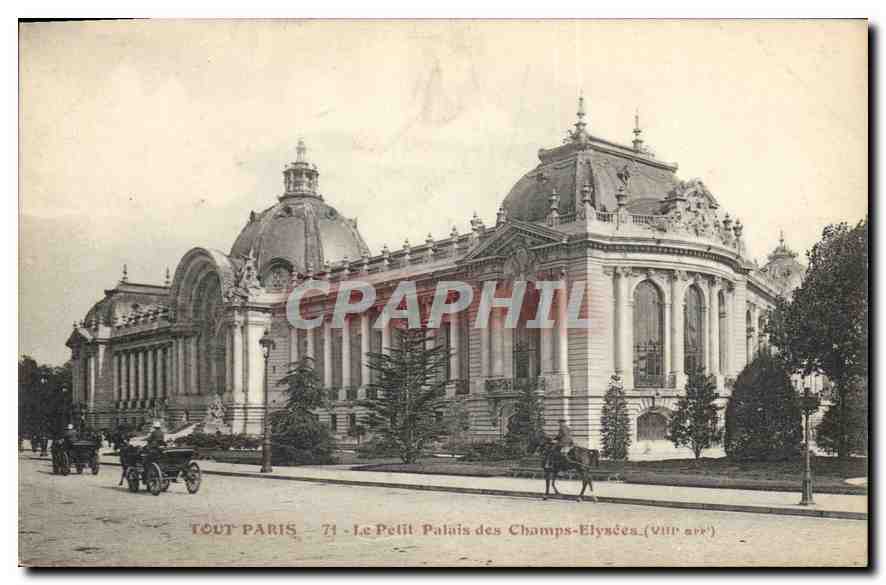 CPA Tout Paris Le Petit Palais des Champs Elysees 