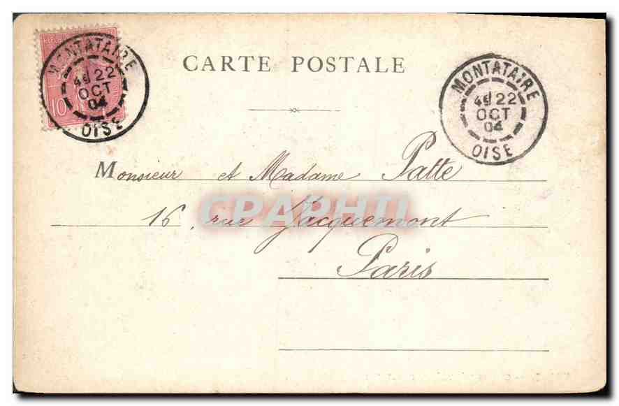 CPA Paris Champs Elysees Petit Palais  — Rückseite