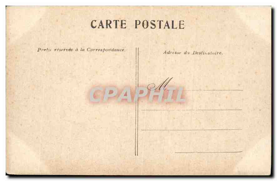 CPA Paris L'Allee des Accacias  — Rückseite